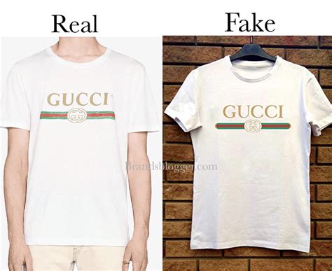 gucci logo t shirt real vs fake|how to tell authentic gucci.